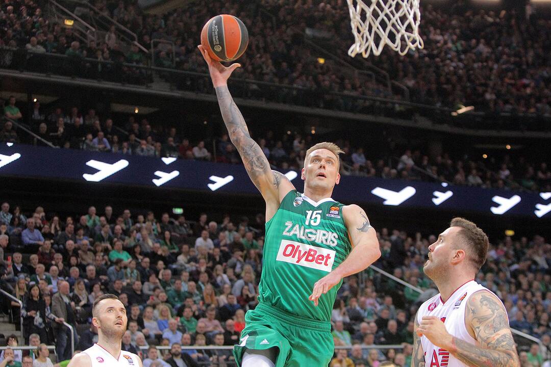 Eurolyga: „Žalgiris“ - „Emporio Armani“ 84:88