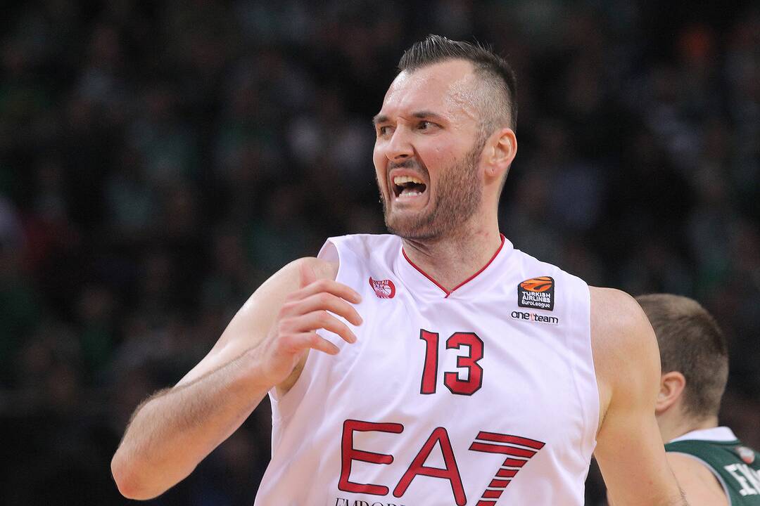 Eurolyga: „Žalgiris“ - „Emporio Armani“ 84:88