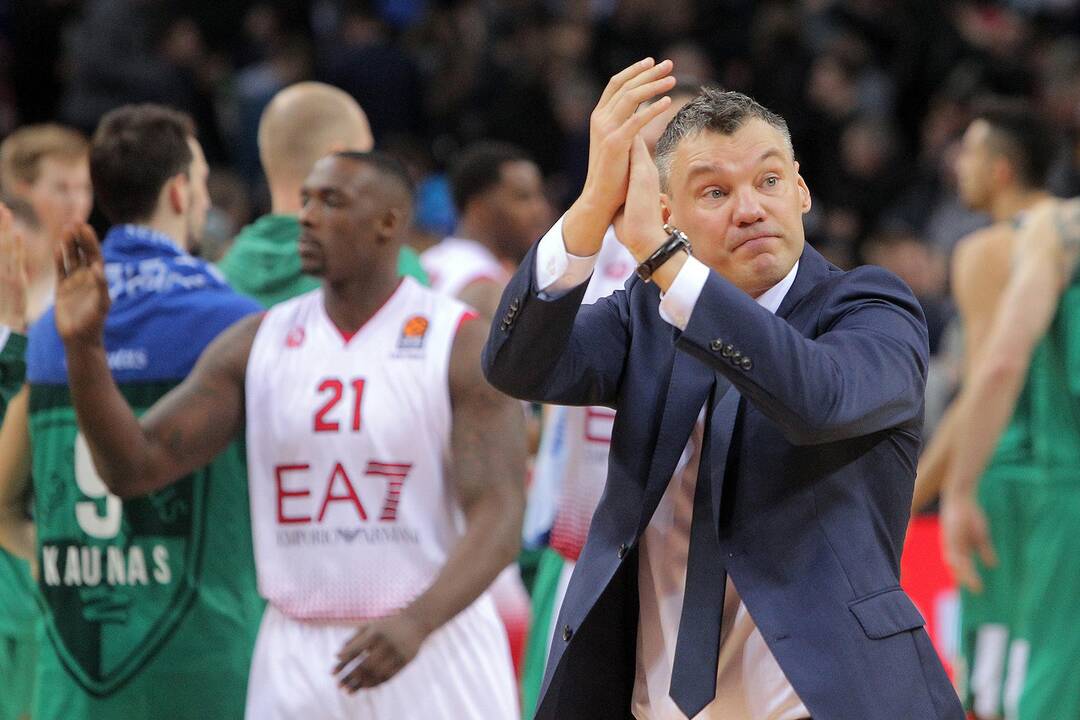Eurolyga: „Žalgiris“ - „Emporio Armani“ 84:88
