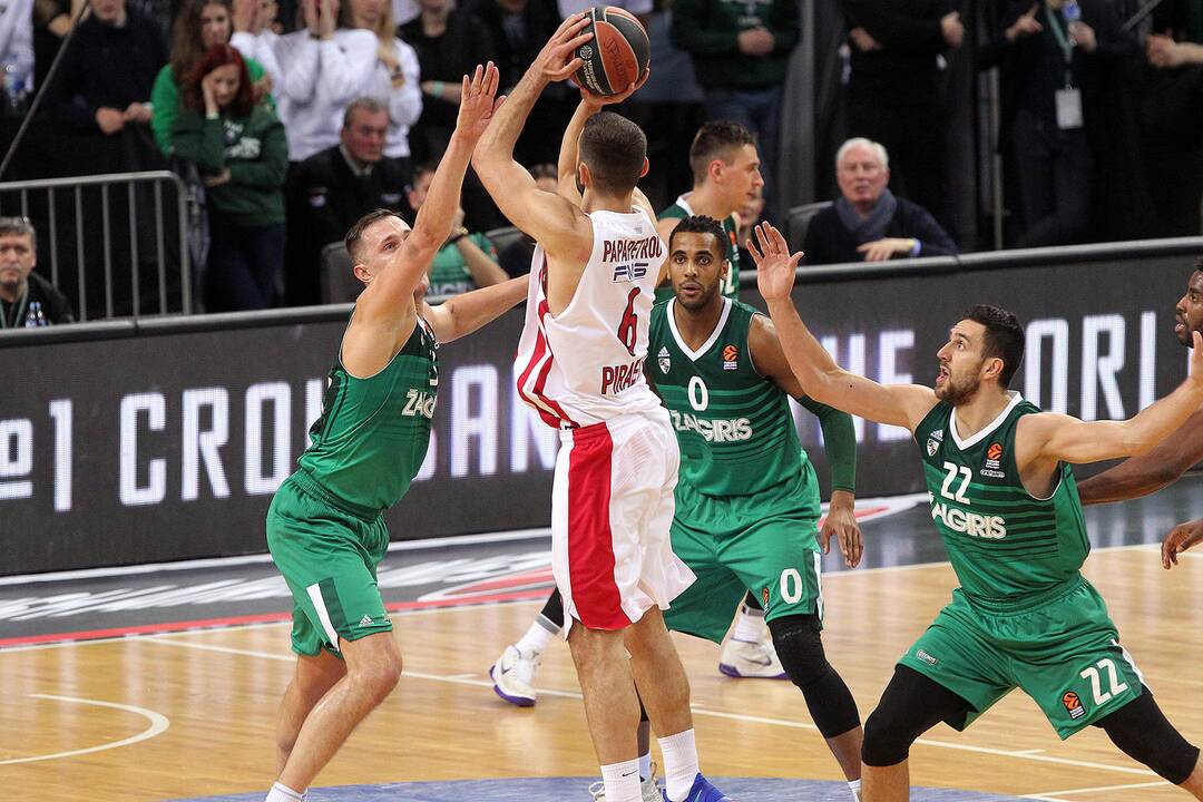 Eurolyga: „Žalgiris“ – „Olympiakos“ 74:68