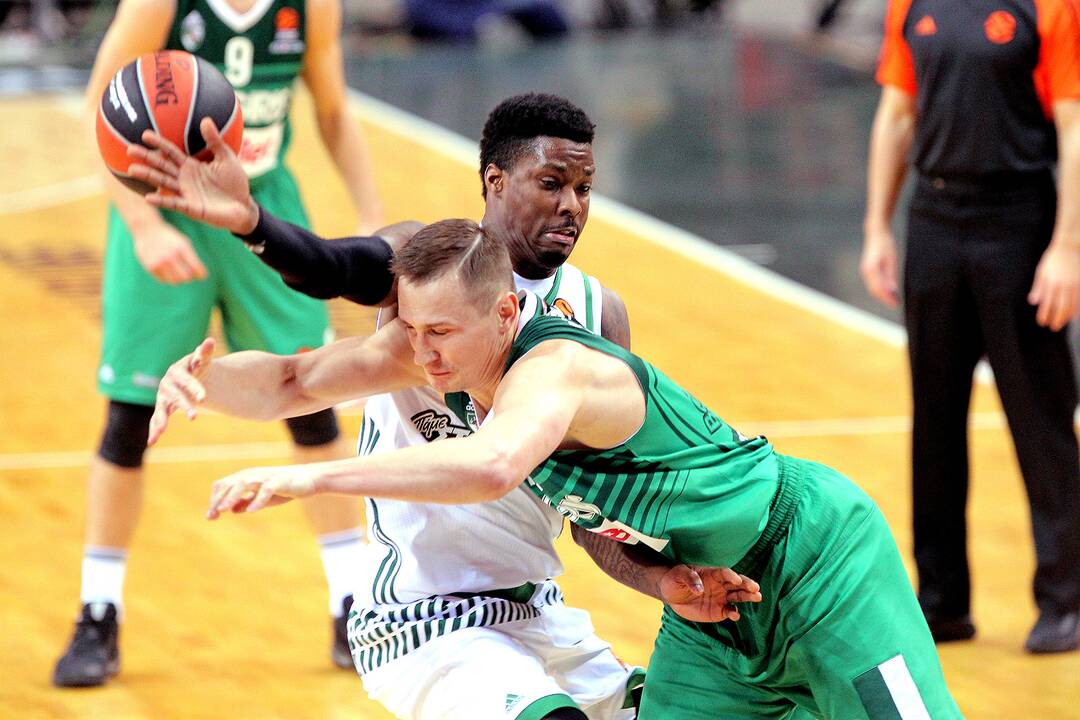 Eurolyga: „Žalgiris“ – „Panathinaikos“ 64:58