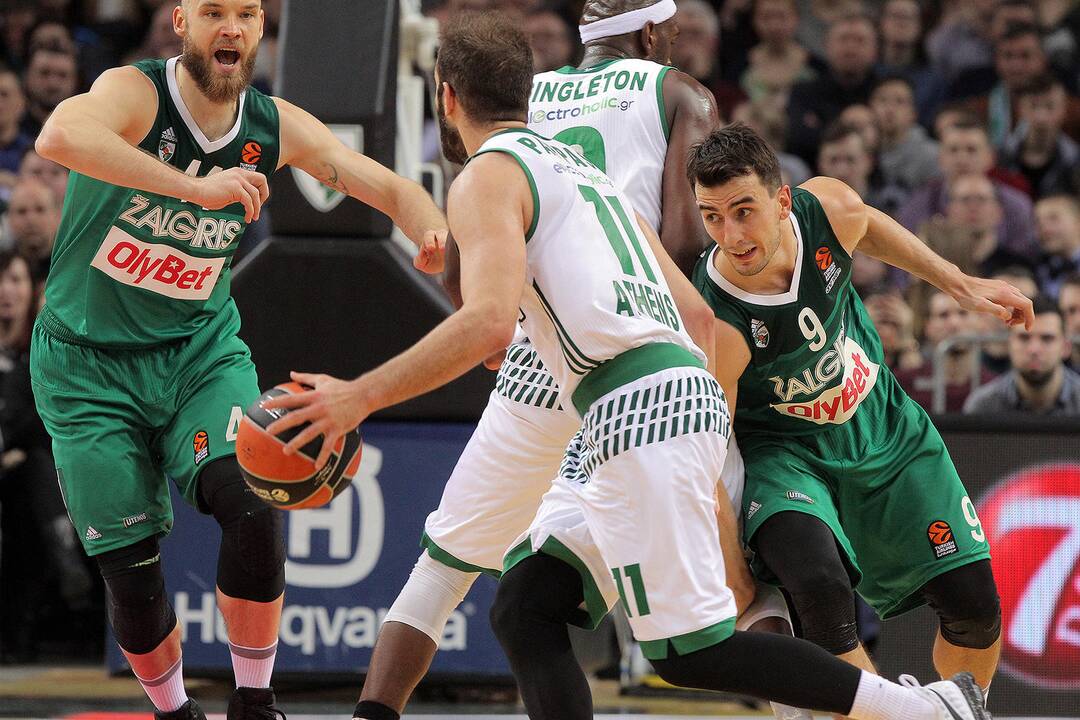 Eurolyga: „Žalgiris“ – „Panathinaikos“ 64:58