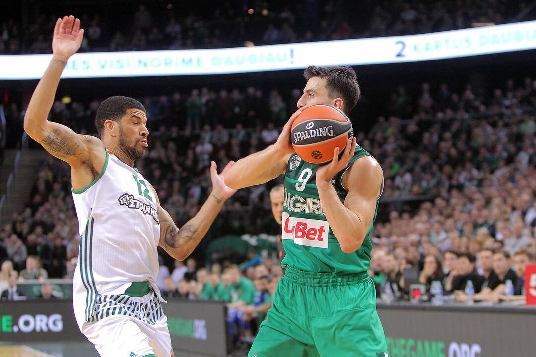 Eurolyga: „Žalgiris“ – „Panathinaikos“ 64:58