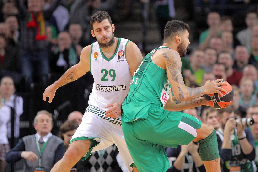 Eurolyga: „Žalgiris“ – „Panathinaikos“ 64:58