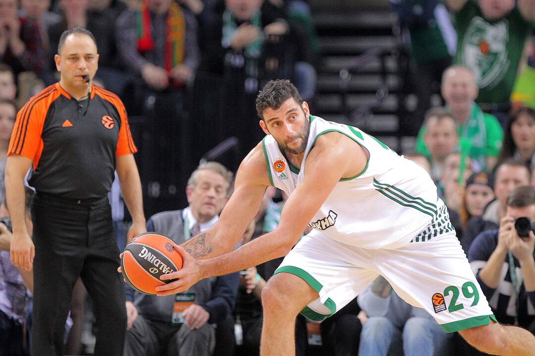Eurolyga: „Žalgiris“ – „Panathinaikos“ 64:58