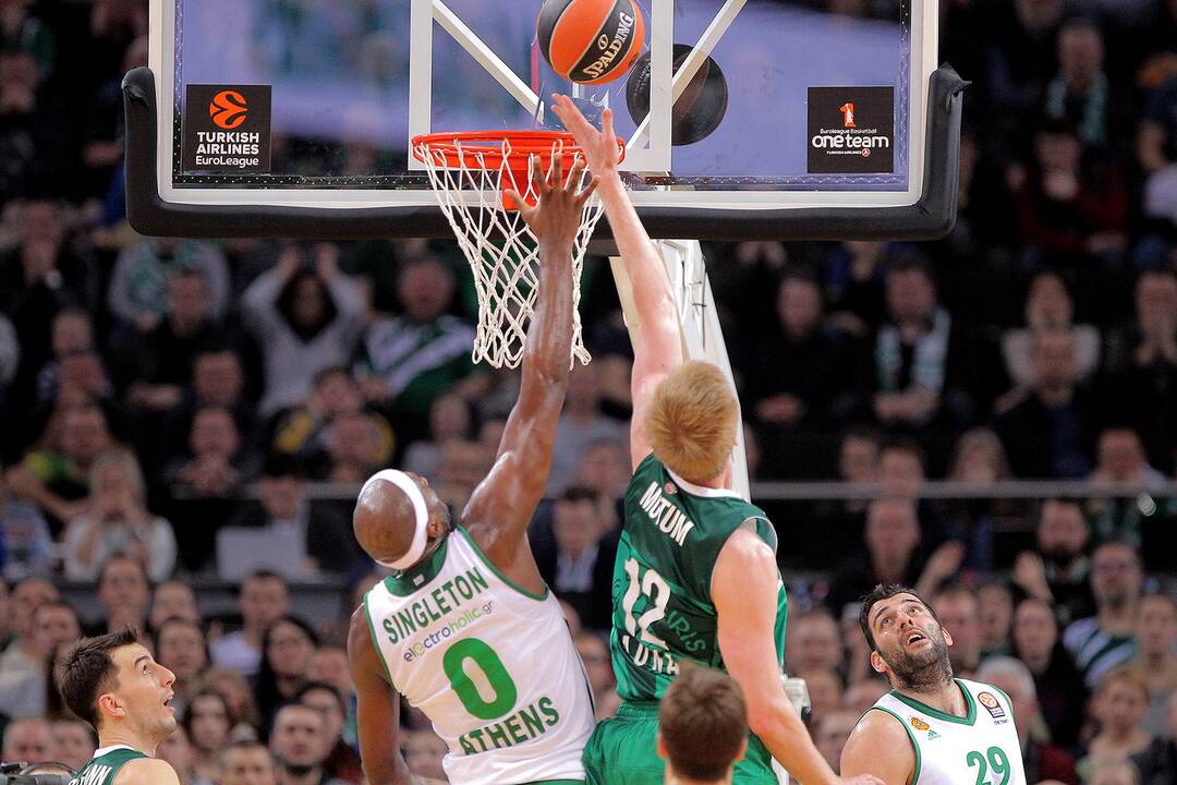 Eurolyga: „Žalgiris“ – „Panathinaikos“ 64:58
