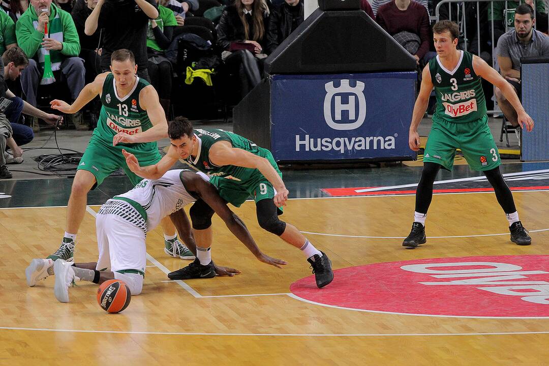 Eurolyga: „Žalgiris“ – „Panathinaikos“ 64:58