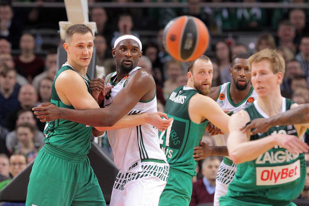 Eurolyga: „Žalgiris“ – „Panathinaikos“ 64:58