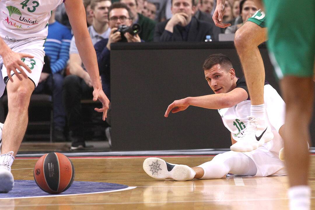 Eurolyga: „Žalgiris“ – „Unicaja“ 79:77