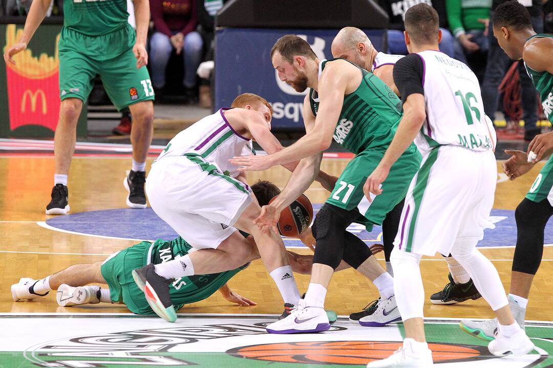 Eurolyga: „Žalgiris“ – „Unicaja“ 79:77