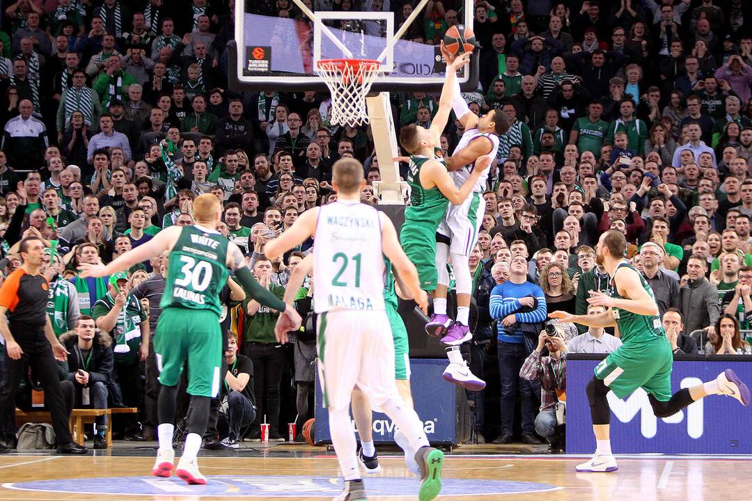 Eurolyga: „Žalgiris“ – „Unicaja“ 79:77