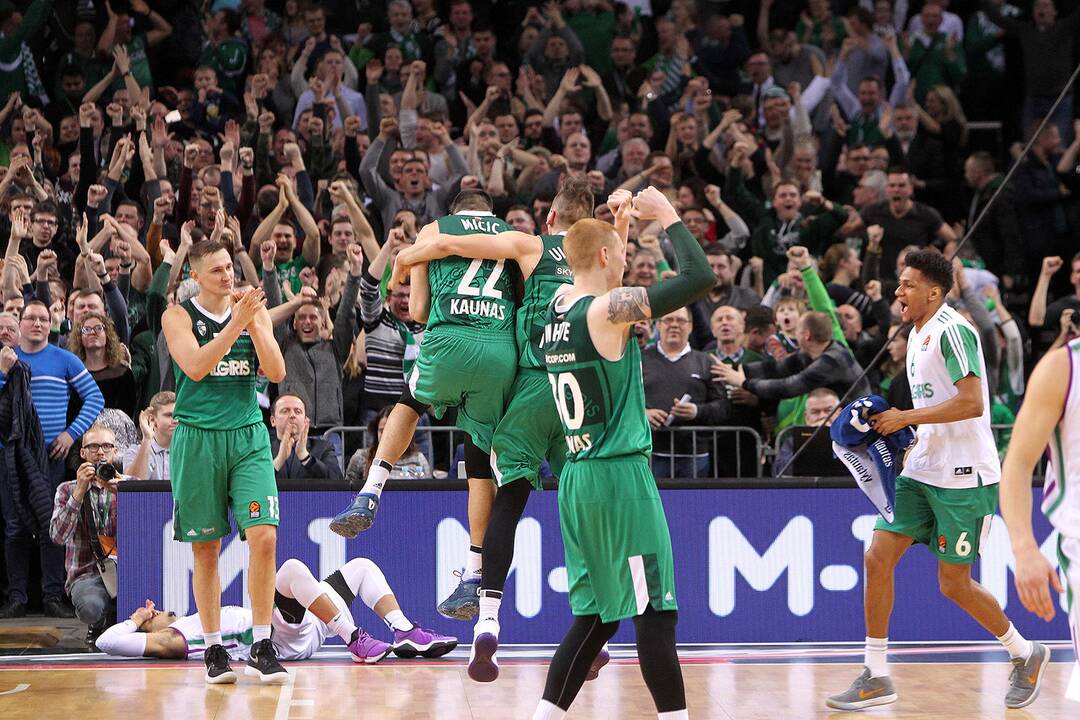 Eurolyga: „Žalgiris“ – „Unicaja“ 79:77