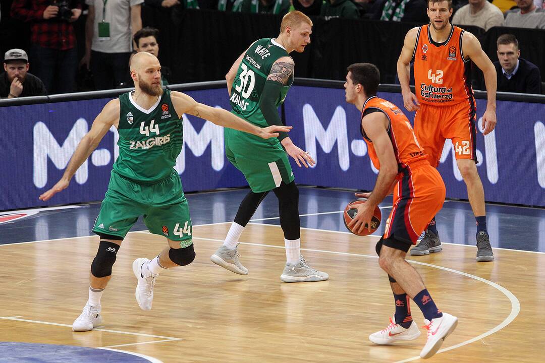 Eurolyga: „Žalgiris“ – „Valencia Basket“ 86:82