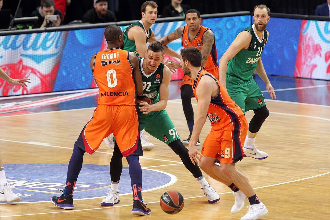 Eurolyga: „Žalgiris“ – „Valencia Basket“ 86:82