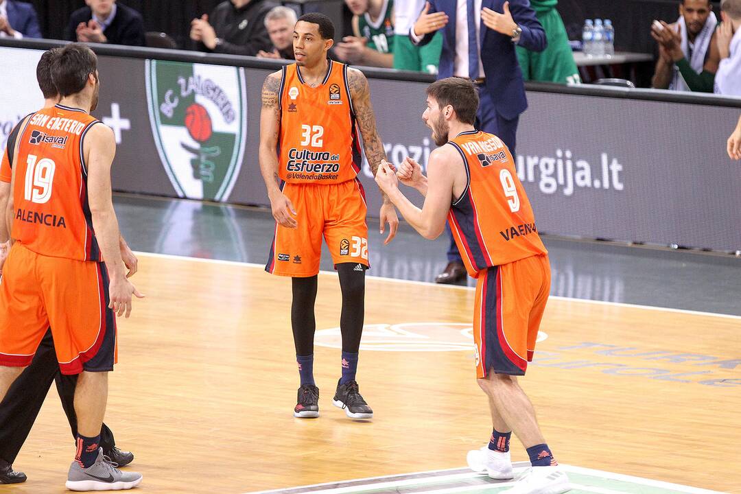 Eurolyga: „Žalgiris“ – „Valencia Basket“ 86:82