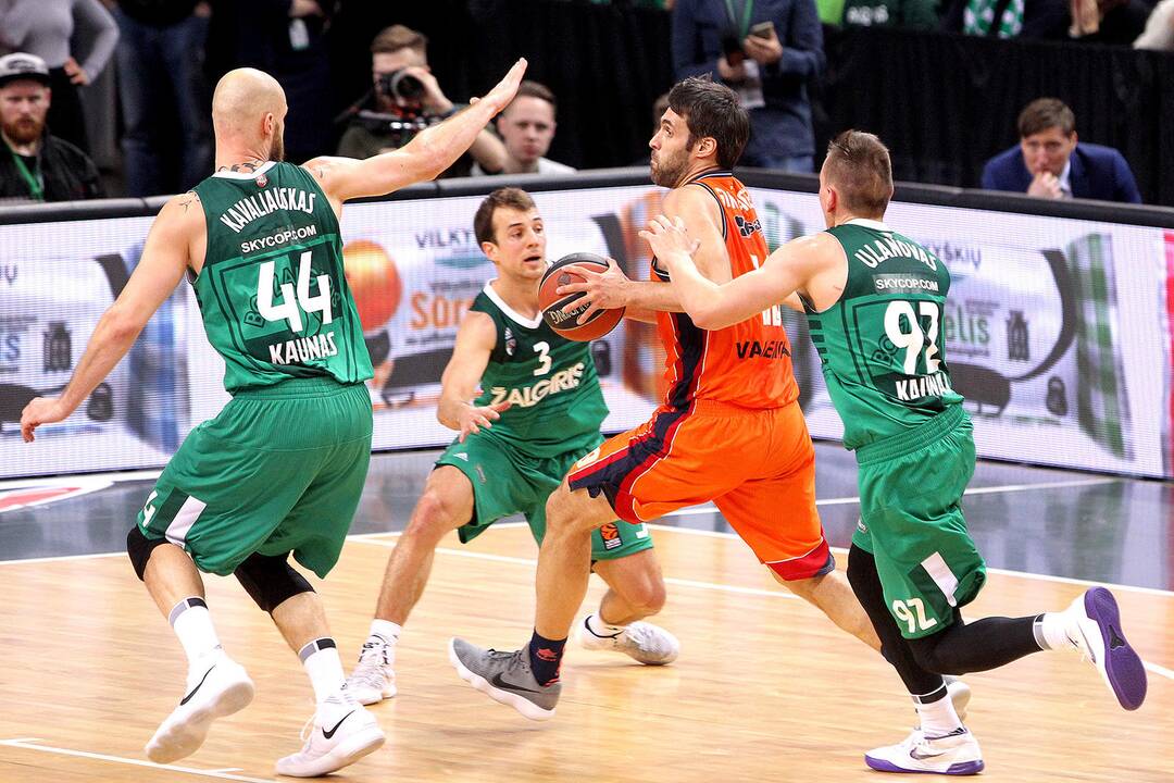 Eurolyga: „Žalgiris“ – „Valencia Basket“ 86:82