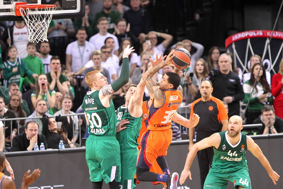 Eurolyga: „Žalgiris“ – „Valencia Basket“ 86:82