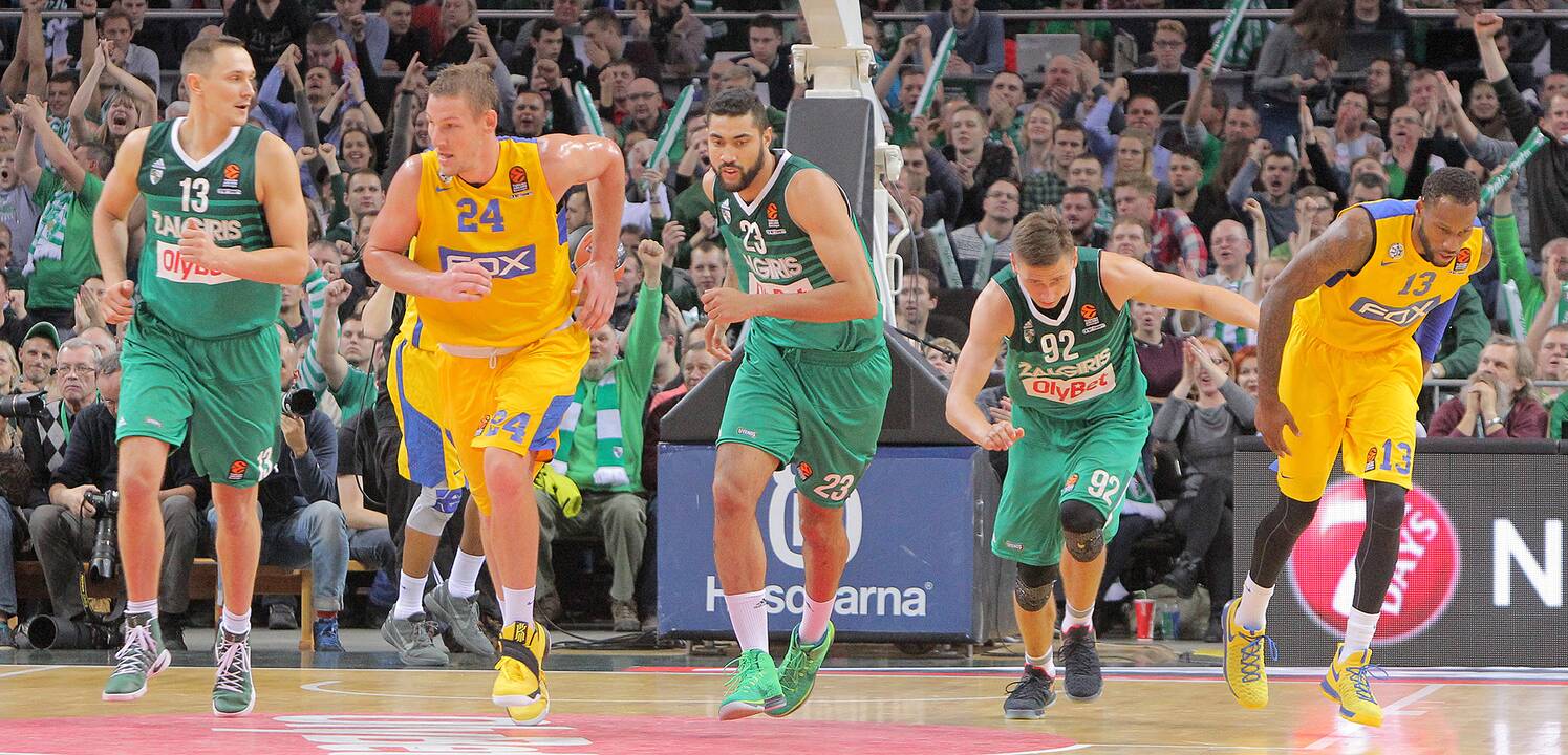 Eurolyga: „Žalgiris“ – „Maccabi“ 74:87