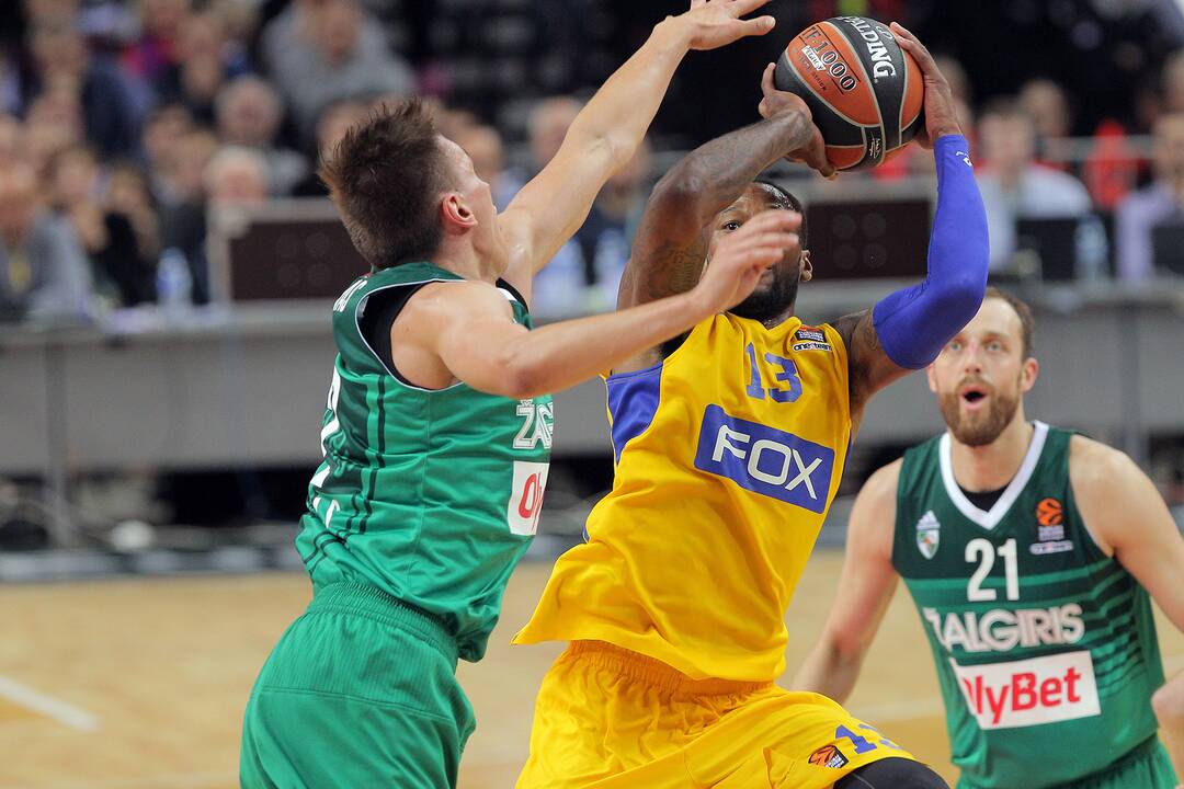 Eurolyga: „Žalgiris“ – „Maccabi“ 74:87