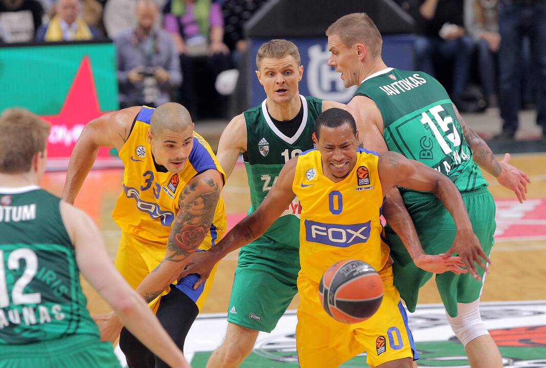Eurolyga: „Žalgiris“ – „Maccabi“ 74:87