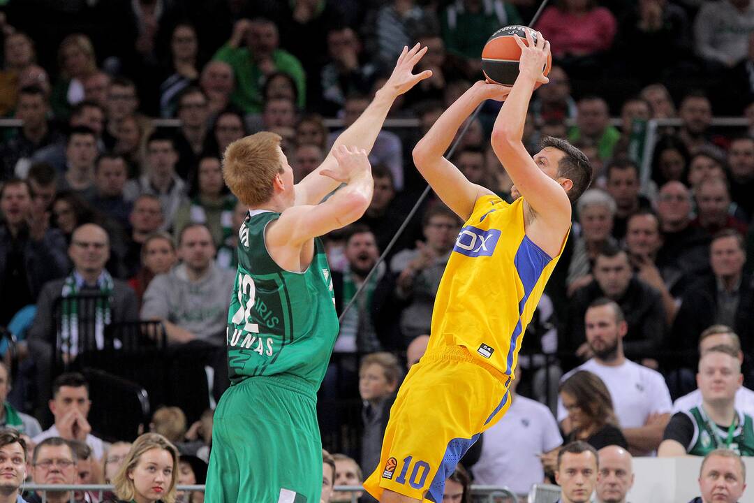 Eurolyga: „Žalgiris“ – „Maccabi“ 74:87
