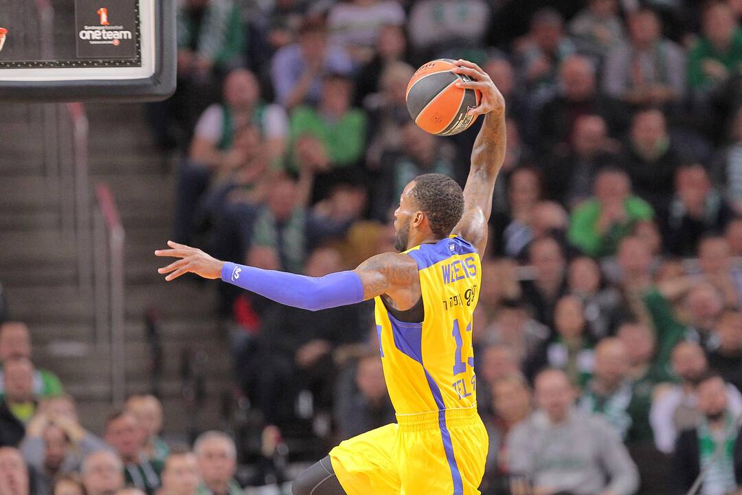 Eurolyga: „Žalgiris“ – „Maccabi“ 74:87