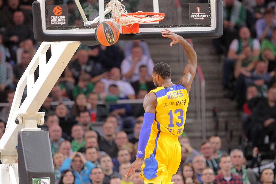 Eurolyga: „Žalgiris“ – „Maccabi“ 74:87