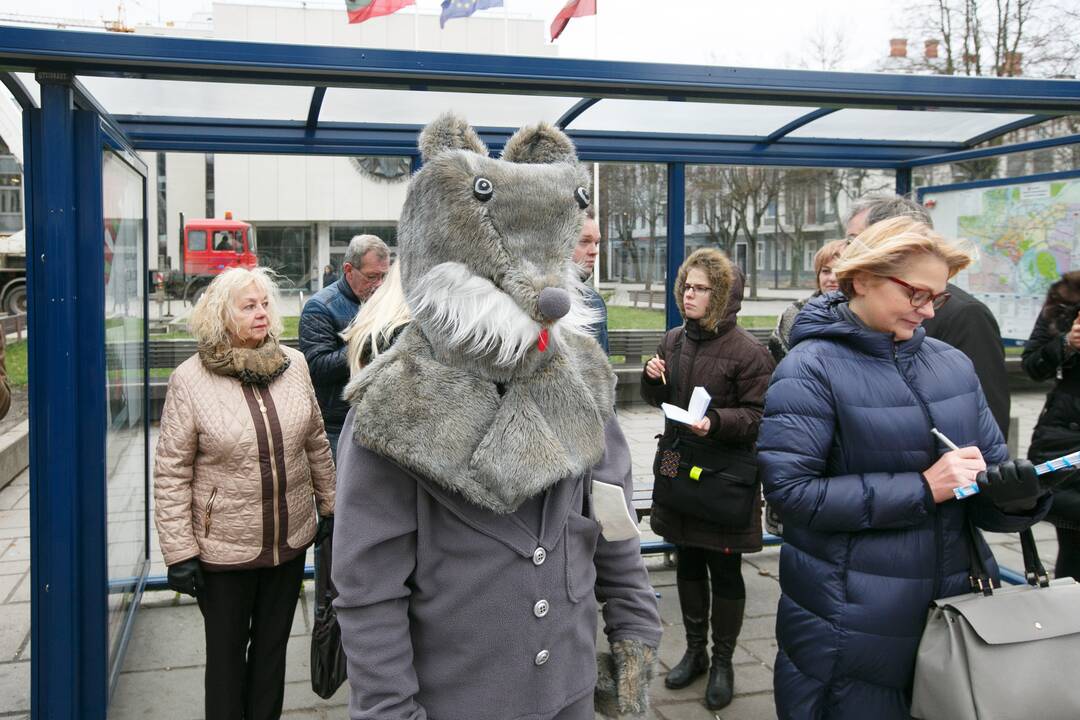 Kalėdinė akcija viešajame transporte