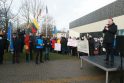 Palangoje – protestas prieš „Pušyno“ ir baseino privatizavimą: žmonės piktinosi A. Bilotaite