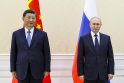 Iš kairės: Xi Jinpingas ir Vladimiras Putinas.