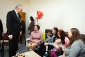 Pagalbą šeimoms teikiančiuose „Carito“ centruose – prezidento vizitas