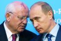 Michailas Gorbačiovas ir Vladimiras Putinas