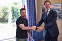 Volodymyras Zelenskis ir Markas Rutte