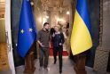 EK vadovė: Rusijos laukia irimas, o Ukraina turi europinę ateitį