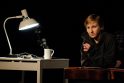 A.Pociūtė monospektaklyje „Sudie, derintojau!“ (rež. N.Gedminas).