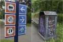 Recidyvas: viešasis Poilsio parko inventorius – suoliukai, šiukšliadėžės ir informaciniai stendai – niokojami jau ne pirmą kartą.