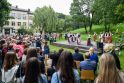 D. Nausėdienė Rugsėjo 1-osios proga moksleivius sveikino Vilniaus lietuvių namuose