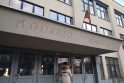 Pakeis: M. Gorkio mokyklą pervadinus Klaipėdos uostamiesčio progimnazija, įstaiga nukabino senąjį pavadinimą ir laukia, kol bus pagaminta nauja iškaba.