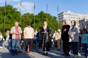 Vilniuje pagerbti žuvusieji per karą Ukrainoje, kuriama simbolinė kapavietė