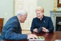 Antanas Lukša ir Dalia Grybauskaitė