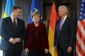 Petro Porošenka, Angela Merkel ir Joe Bidenas