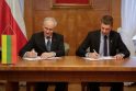 Algirdas Monkevičius ir Dariuszas Pionkowskis