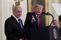 Benjaminas Netanyahu ir Donaldas Trumpas