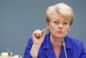 D.Grybauskaitė išreiškė priešiškumą Baltijos šalis aplenksiančiam „Nord Stream&quot; projektui