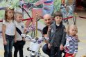 Vaikų dviračių lenktynės patraukė ir žinomų Lietuvos žmonių dėmesį
