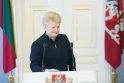 D. Grybauskaitei - prestižinis Karolio Didžiojo prizas