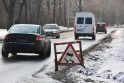 Milikonių kalnas vėl kelia grėsmę vairuotojams (papildyta)