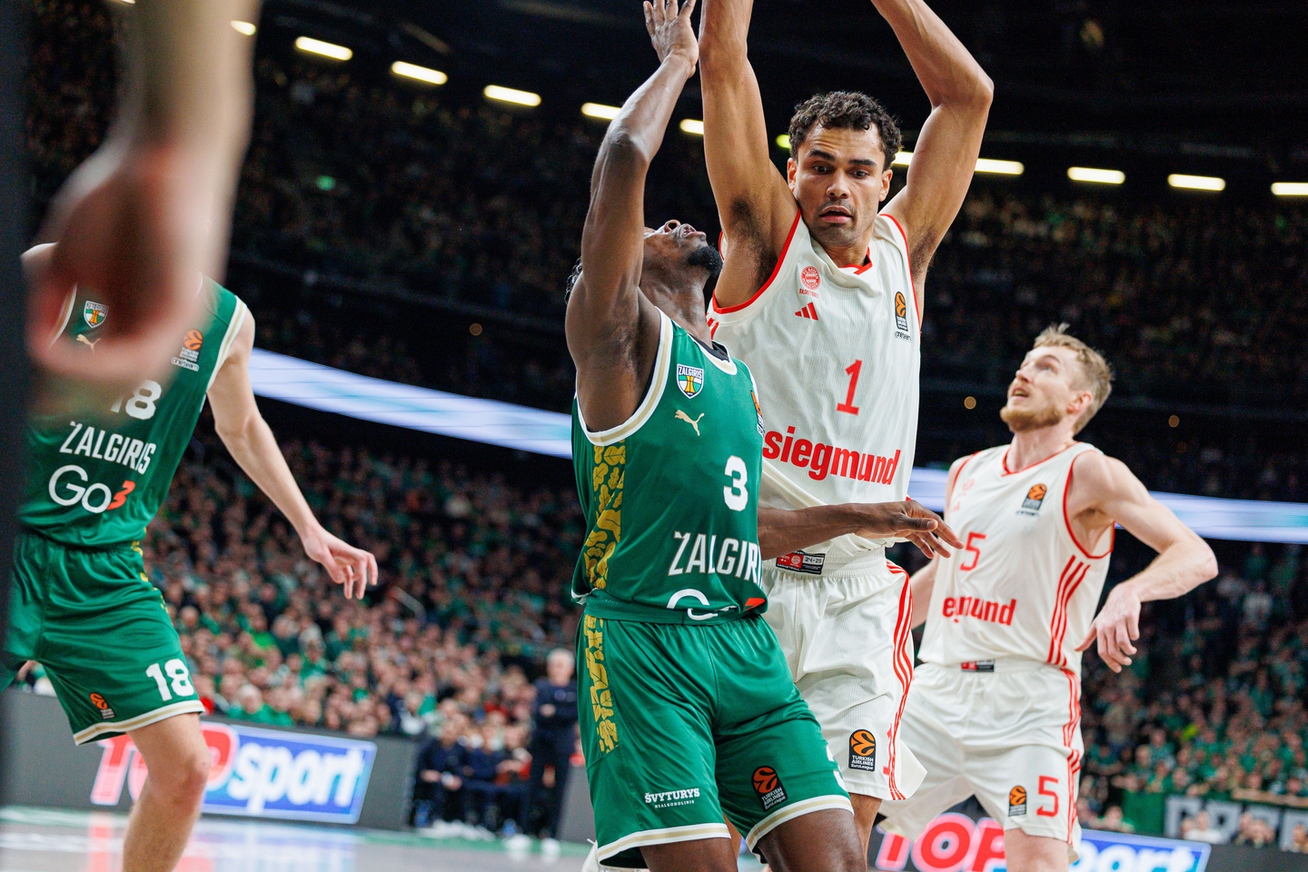 Eurolyga: Kauno „Žalgiris“ – Miuncheno „Bayern“ 82:97