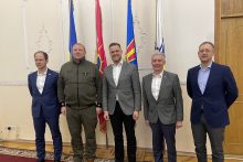 Kyjive viešintis G. Landsbergis: paramos Ukrainai šulinio dar nesame išsėmę