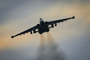 Ukrainos oro pajėgos smogė ginklų sandėliui Kryme